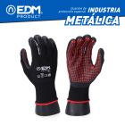 Guante industria metalúrgica nylon/lycra recubierto de nitrilo talla 9 edm