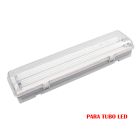 Pantalla fluorescente estanca para tubo de led 2x9w (eq. 18w) 220v 65cm ip65 edm