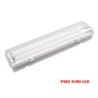 Pantalla fluorescente estanca para tubo de led 2x18w (eq. 36w) 220v 126cm ip65 edm