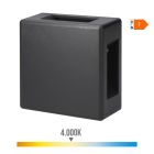 Aplique led 6w 516lm 3000k luz calida cuadrado ip54 11.5x11.5x5cm 4 proyecciones edm