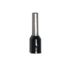 Puntera aislada 01,50 mm², negra, 100 uds