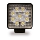 Faro de trabajo cuadrado 9 leds 27w 10-80v 2150lm 60º goodyear