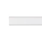 Barra armario ovalada metal blanco 200cm cintacor - storplanet