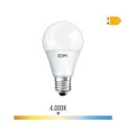 Bombilla standard led e27 17w 1900lm 4000k luz dia ø6,5x12,5cm edm