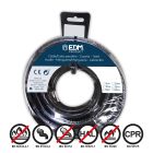 Carrete cablecillo h07z1-k 2,50 mm² negro, 25 m