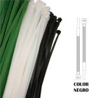 Bridas negras 7.6 x 300 mm nylon alta calidad (bolsa 100 unid.)