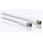 Cable de antena tv coaxial tipo pal 1,5m swv2516w/10 philips