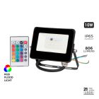 Foco proyector led rgb 10w 806lm 12,4x3,7x10,6cm edm