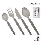 Set 24 pcs cubiertos acero inoxidable kozina