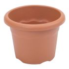 Maceta de inyeccion color terracota ø22cm plastiken