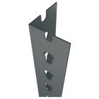 Perfil sclick p/40 2000mm gris. simon rack