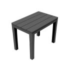 Banqueta para exterior. color: negro 38,5x60x45cm ipae progarden