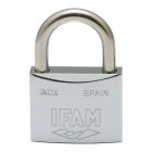 Candado inox. 40 inoxidable 40mm con 2 llaves. arco normal. ifam