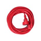 Prolongacion manguera t/tl 25m 3x1,5mm flexible roja edm