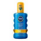 Loción solar invisible nivea sun f50 spray protege y refresca 200ml