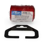 Cordón trenzado polipropileno 8842 rojo, calibre 1,7 mm x 25 m