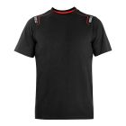 Camiseta tech stretch trenton negra talla-l 02408nr3l sparco