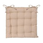 Cojin para silla estilo galleta color beige 38x38cm