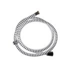 Flexo de ducha blanco/cromo 1,5 m