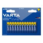 Pila alkalina longlife power aaa - lr03 (blister 8+4 uds) ø10,5x44,5mm
