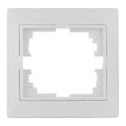 Marco para 1 elemento blanco 83x81x10mm serie europa solera erp71u