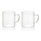 Set 2 tazas de vidrio 300ml ø7,5x8,5cm ms19209 andrea house