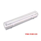 Pantalla fluorescente estanca para tubo de led 1x9w (eq. 18w) 220v 65cm ip65 edm