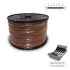 Cablecillo h05v-k 1,50 mm² marrón,1000 m. (bobina grande)