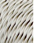 Cable textil trenzado 2x0,75mm algodón 25m