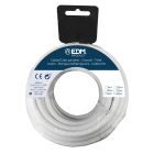 Carrete cable paralelo 2x0,50mm blanco 15m (audio)