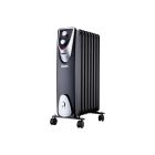 Radiador modelo "black edition" - sin aceite - (8 elementos) - 500-1000-1500w - edm