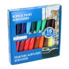 Set 18 pinturas acrílicas 36ml artist&co