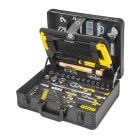 Kit de mantenimiento con maletín de aluminio 142 piezas stmt98109-1 stanley