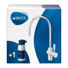 Sistema de filtración mypure p1 grifo + filtro de agua 1025434 brita