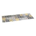 Alfombra vinilica croma patch gris-ambar 60 x 200 cm