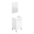 Mueble lavabo 50 2 puertas + espejo koncept