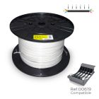 Cable paralelo 48v 2 x 1,00 mm² blanco 1000 m (bobina grande)