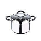 Olla 4 l de acero inoxidable con tapa foodies ø20 x 14 cm