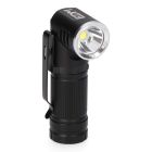 Mini linterna led 8w 450lm.cuerpo aluminio, cabezal direccionable. recargable