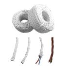 Cable paralelo textil trenzado h07v-k 3 g 2,50 mm² marrón euro/m