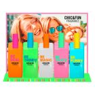 Expositor sorpresa chic & fun gratis por la compra de 25 fragancias 50ml. chic & fun