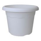 Maceta de inyeccion color blanco ø18cm plastiken