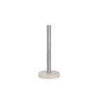 Portarrollo, inox con base de resina beige, ø 13,5 x 33 cm