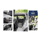 Protector para asiento de coche 135x145cm negro poliester