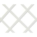 Celosia de plastico 1x2m color blanco perfil de listones 22x6mm