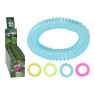 Pulsera espiral antimosquitos con citronela. ø6cm colores surtidos