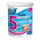 Cloro 5 acciones tabletas 1kg tamar