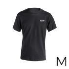 *merchandising* camiseta negra talla-m manga corta bordada edm