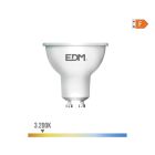 Bombilla dicroica led gu10 7w 600lm 3200k luz calida 120° ø5x5,5cm edm