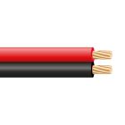 Paralelo 2x1,50mm rojo y negro "audio" euro/m (bobina pequeña ø200x80mm)